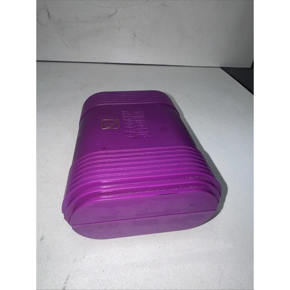 Sassaby Small Container With Mirror Make up Storage Travel Y2K 90s Vintage